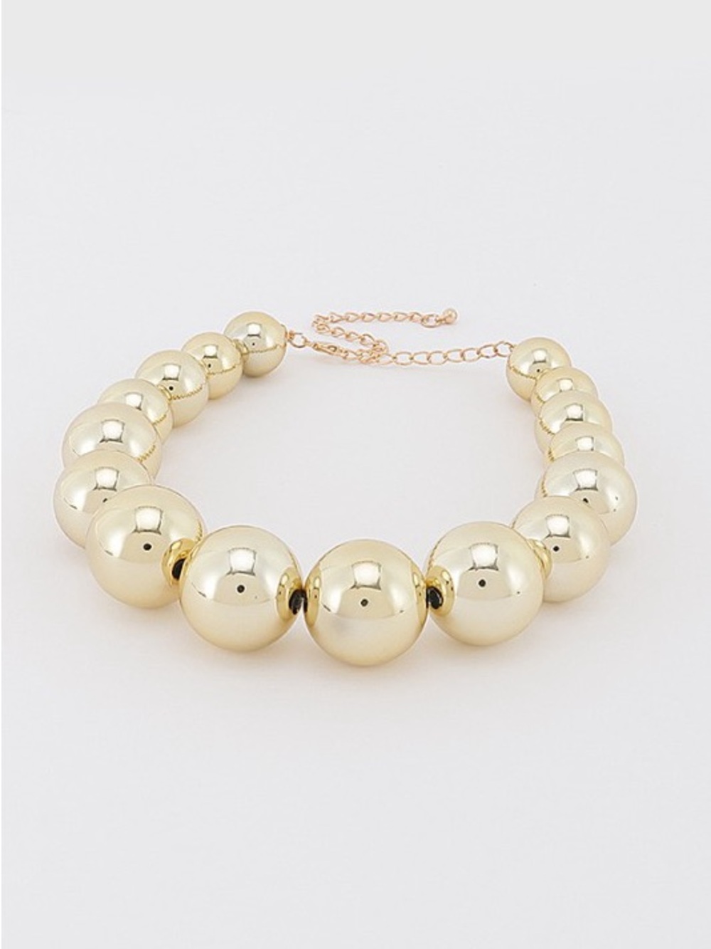 Multi Round Bead Necklace - Picture 2 of 9